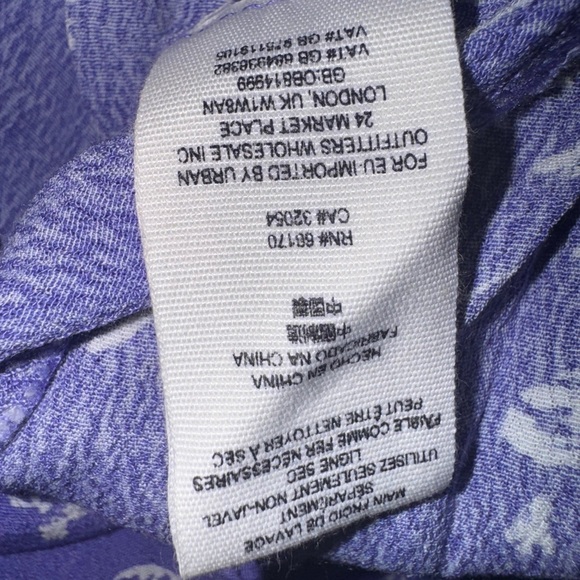 Free People smocked my world jumpsuit w tie straps. Size XS VGUC - Picture 12 of 16